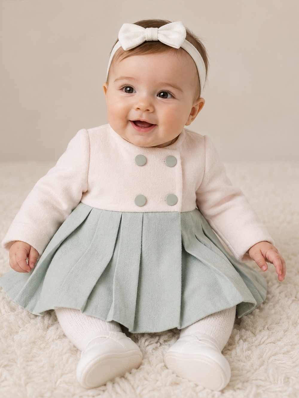 Tahari baby girls coat 3-6m